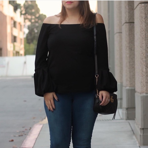 ASOS Maternity Bardot Top with Bell Sleeves - Picture 7 of 7